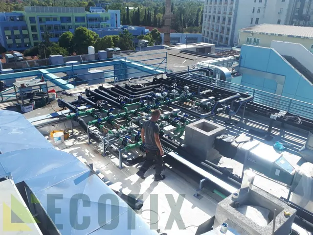 Έργο ECOFIX — εγκατάσταση δικτύου σωληνώσεων και μηχανολογικού εξοπλισμού (12)